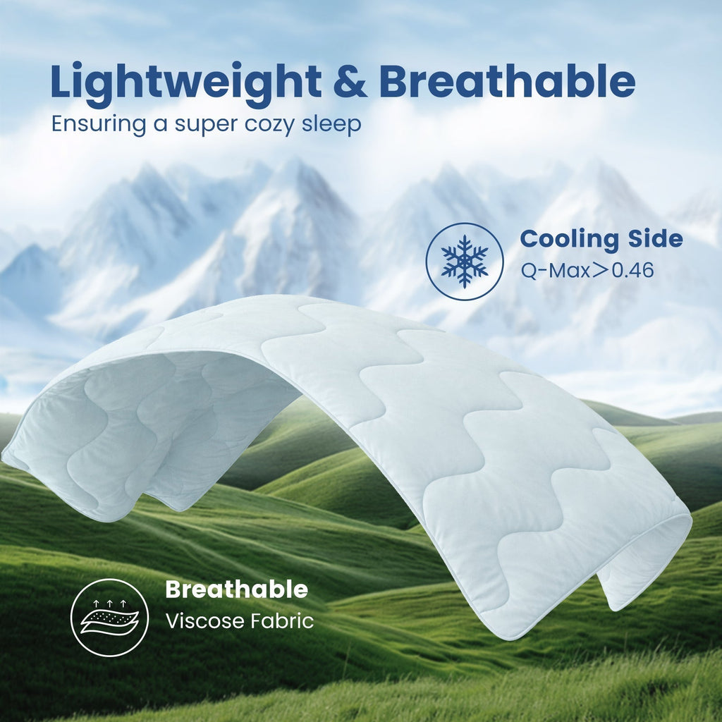 Eco Comfort Sorona Plant Based Natural Fiber Chill Comforter With Ultra Breathability