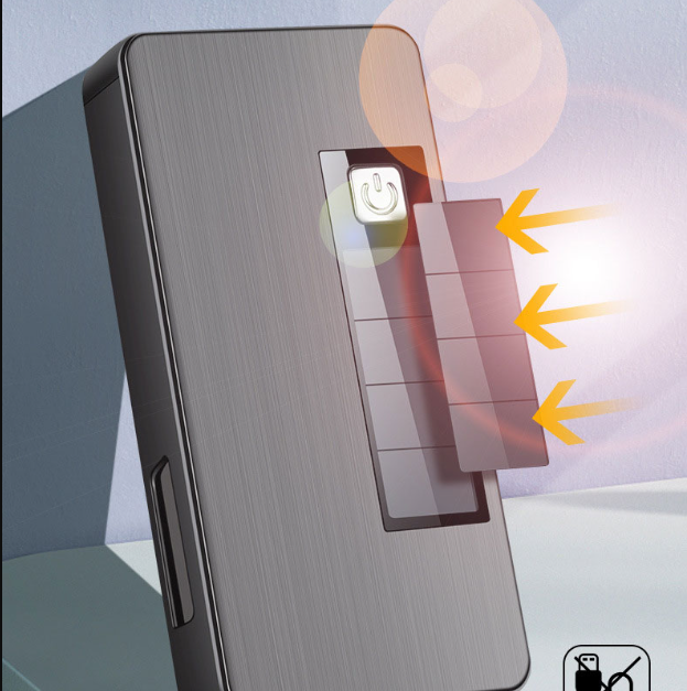 Eco Flame Solar Jet Lighter With Led Light For Outdoor Use