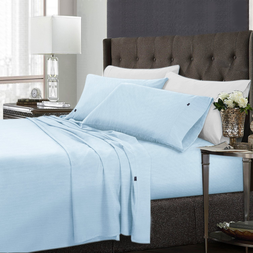 Eco Luxe Bamboo Sheets Set With Ultra-Soft Breathable Fabric For Hypoallergenic Comfort