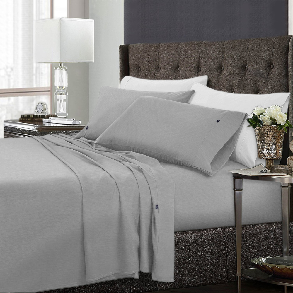 Eco Luxe Bamboo Sheets Set With Ultra-Soft Breathable Fabric For Hypoallergenic Comfort