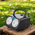 Electric Bubble Machine Delivers 20,000 Bubbles Each Minute With Dual Fans