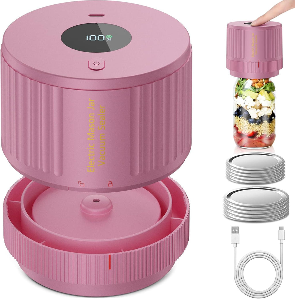Electric Mason Jar Sealer For Easy Food Preservation