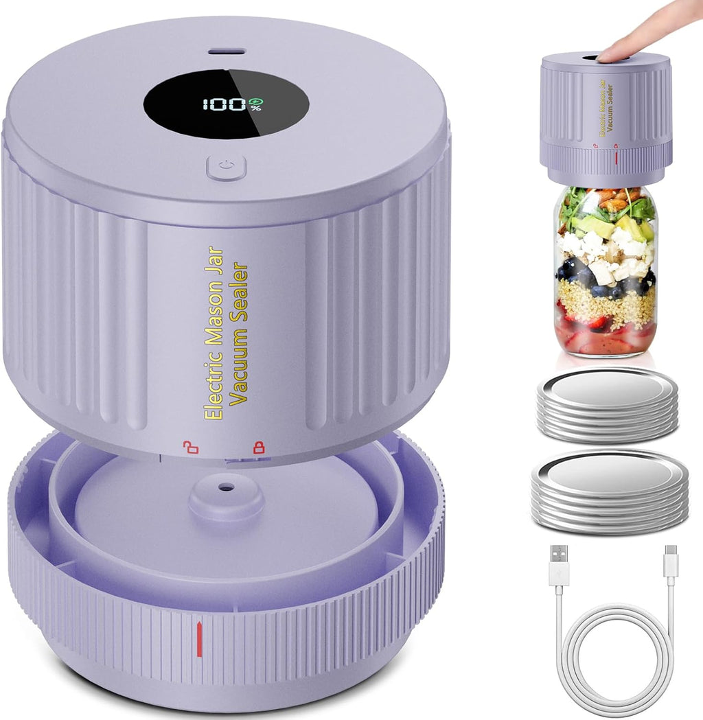 Electric Mason Jar Sealer For Easy Food Preservation