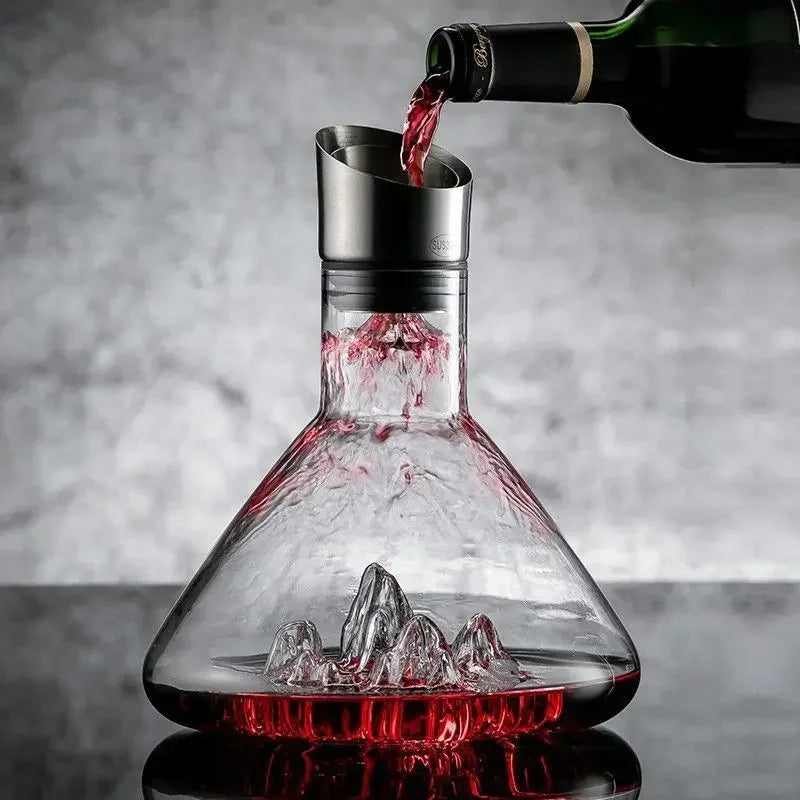 Elegant Collection Crystal Decanter With Twelve-Channel Aeration 1500ml