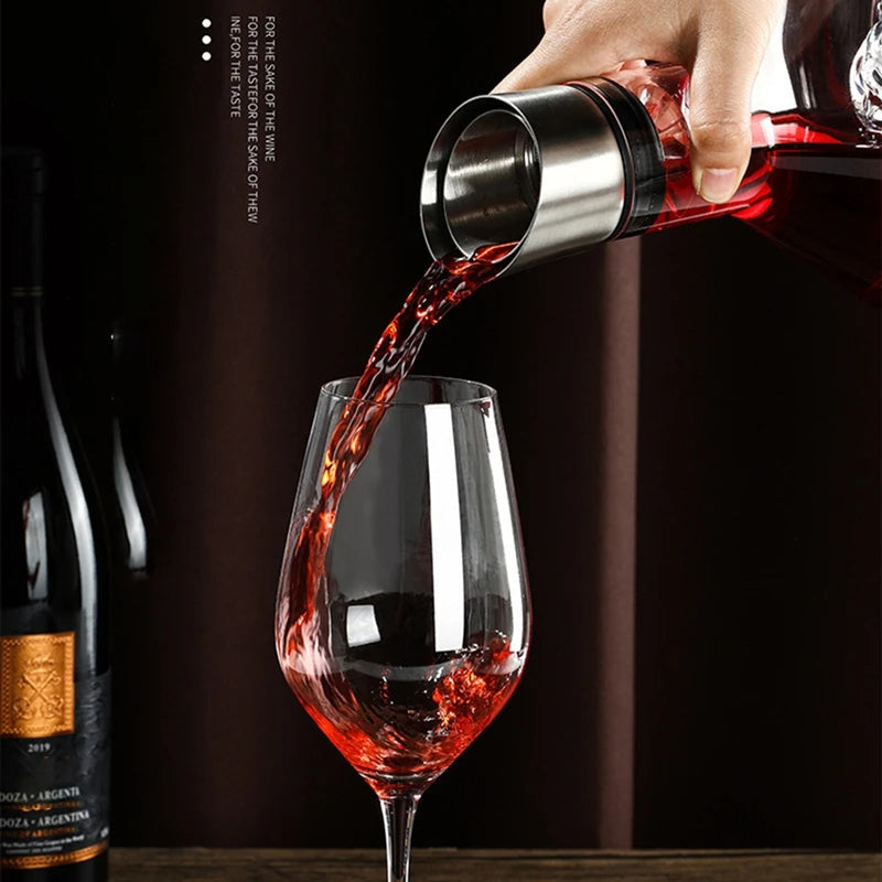 Elegant Collection Crystal Decanter With Twelve-Channel Aeration 1500ml
