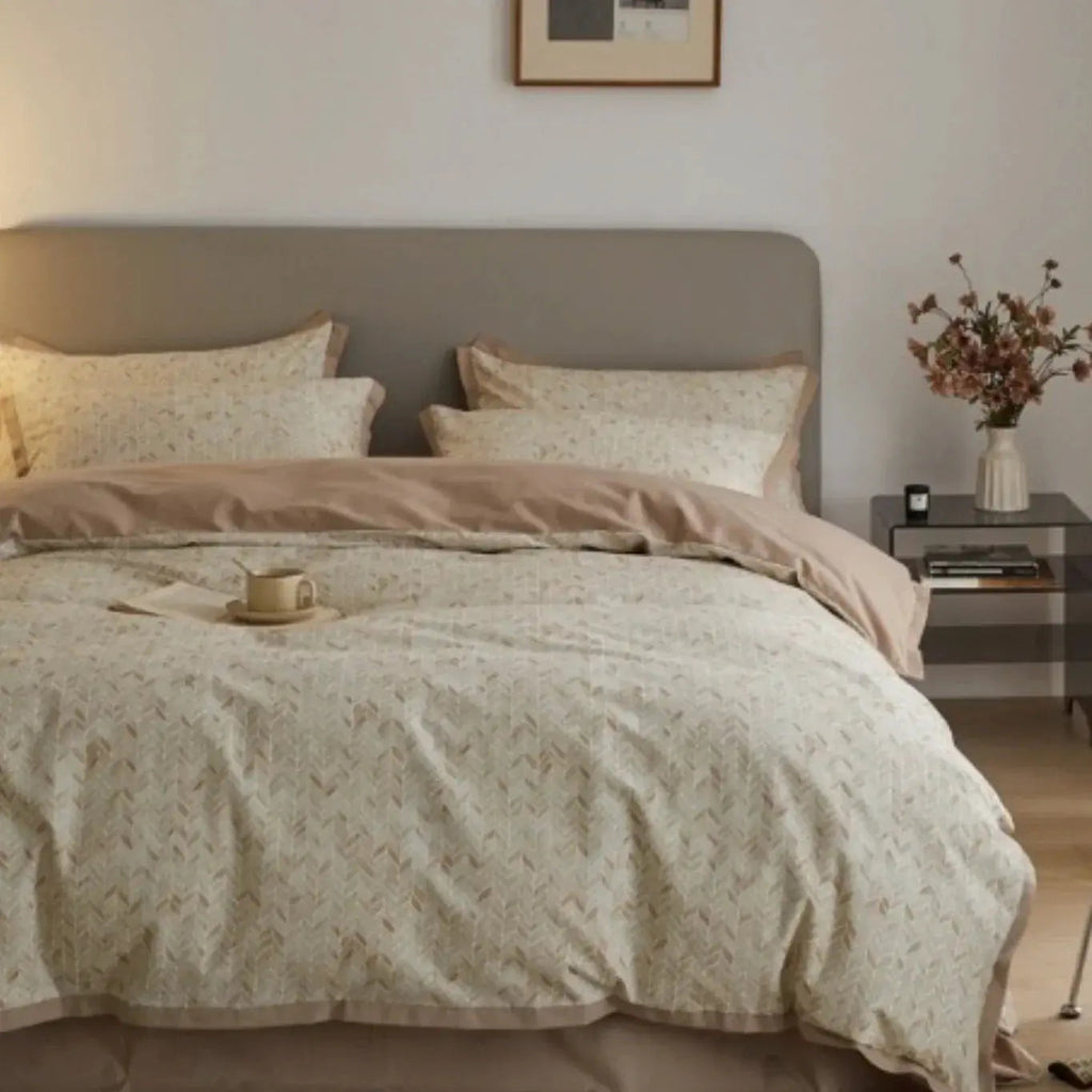 Floral Duvet Covering With Soft Microfiber And Hidden Zipper For Cozy Bedroom Style