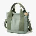 Handmade Tote Bag With Multi Pocket Organization For Daily Use In Lightweight Canvas