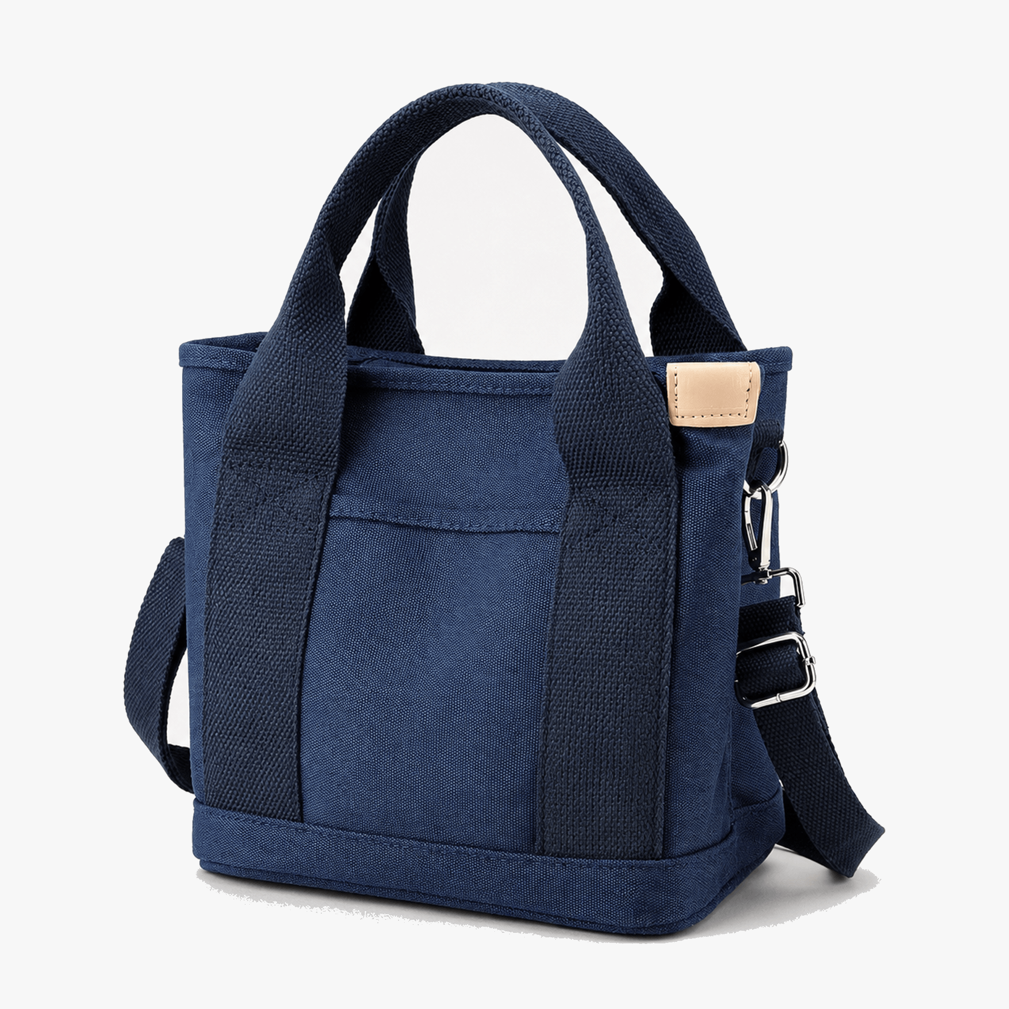Handmade Tote Bag With Multi Pocket Organization For Daily Use In Lightweight Canvas