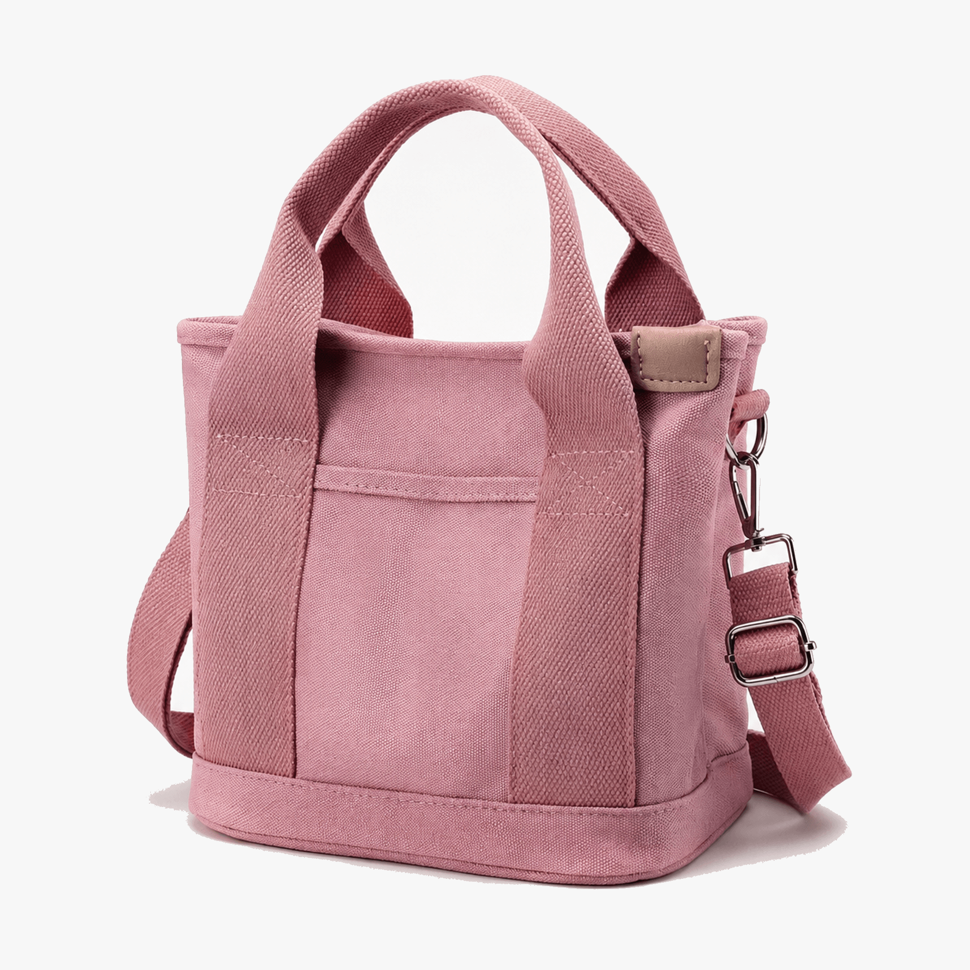 Handmade Tote Bag With Multi Pocket Organization For Daily Use In Lightweight Canvas