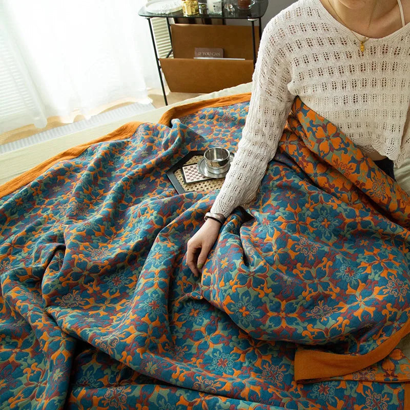 Hygge Throw Blanket With Soft Fabric For Stylish Comfort