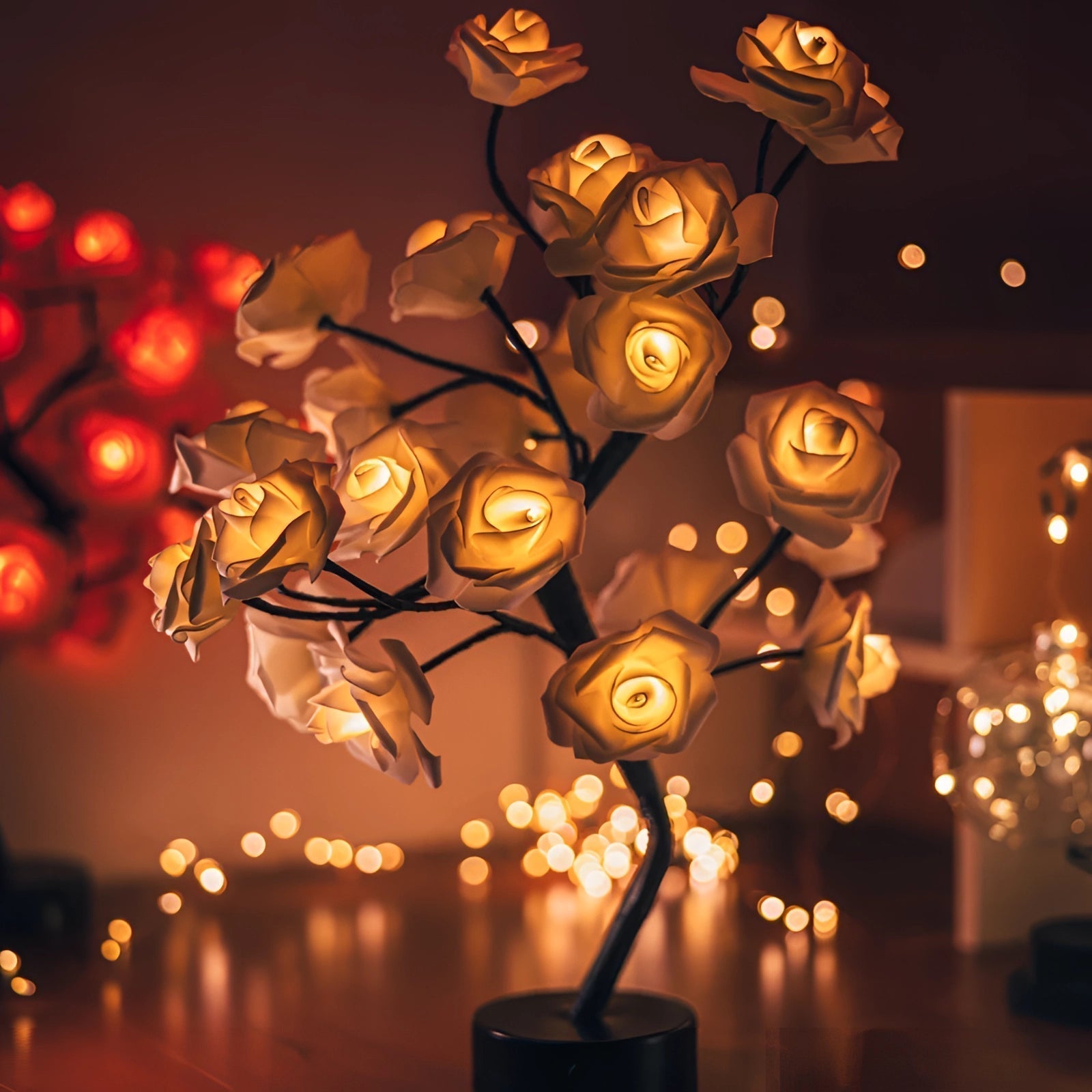LuminaRose LED Rose Lamp With Soft Light For Romantic Ambiance
