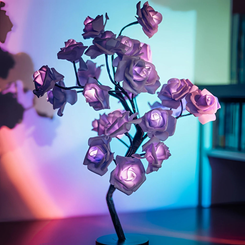 LuminaRose LED Rose Lamp With Soft Light For Romantic Ambiance