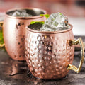 Stainless Steel Moscow Mule Mugs Set With High Gloss Finish For Chilled Cocktails