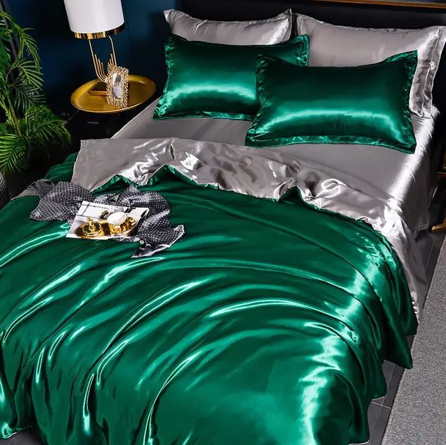 Luxurious Satin Bedding With Elegant Finish For All Season Comfort