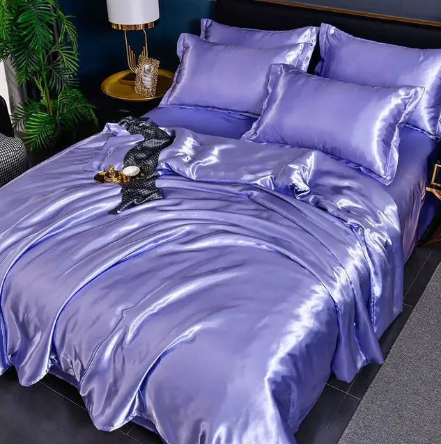 Luxurious Satin Bedding With Elegant Finish For All Season Comfort