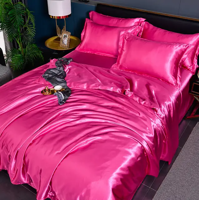 Luxurious Satin Bedding With Elegant Finish For All Season Comfort
