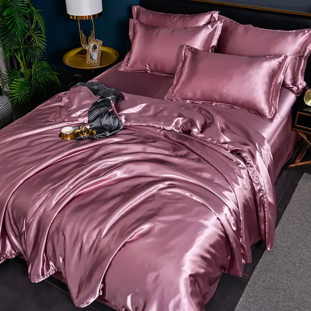 Luxurious Satin Bedding With Elegant Finish For All Season Comfort