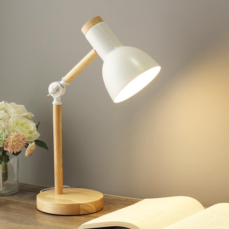 Elegant Nordic Desk Lamp With Adjustable Foldable Arm For Versatile Lighting