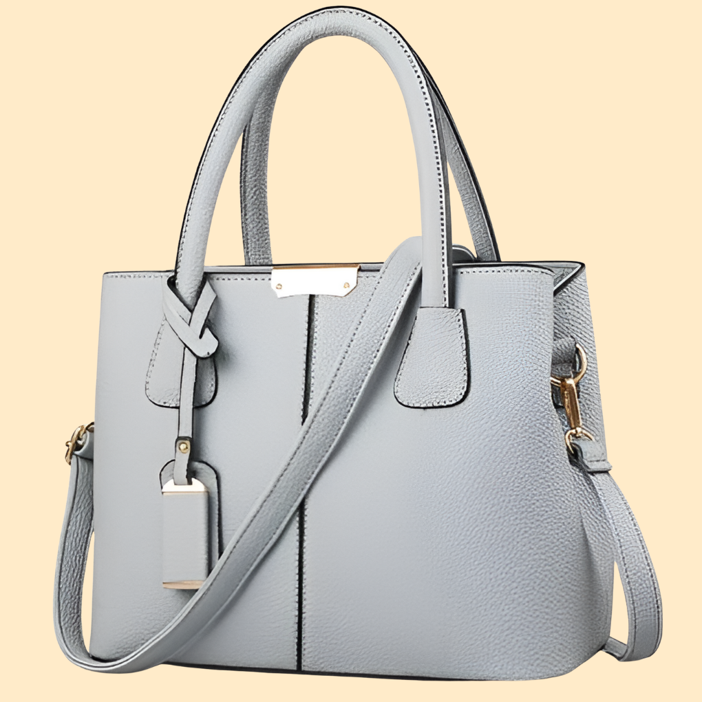 Pebbled Leather Tote Bag With Adjustable Strap For Everyday Use