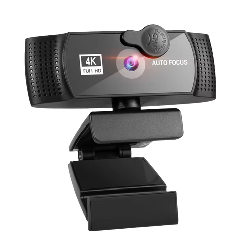 Elite Presence 4K Webcam With Dual Noise Reducing Mics And 120 Degree Wide Angle