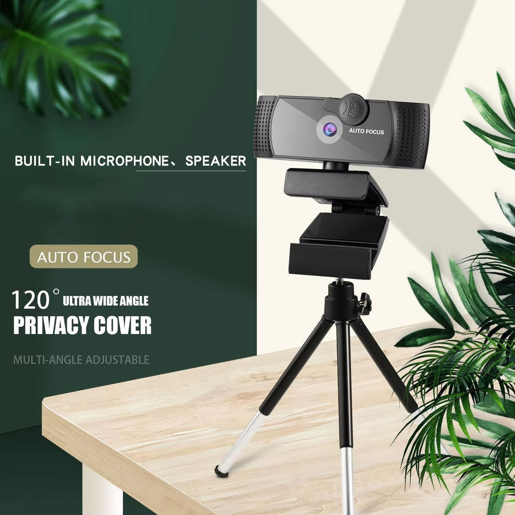 Elite Presence 4K Webcam With Dual Noise Reducing Mics And 120 Degree Wide Angle