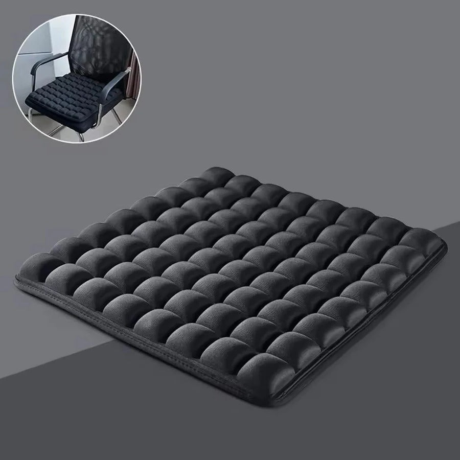 ErgoComfort Lightweight Travel Cushion Pad With Adjustable Firmness And Aircell Technology