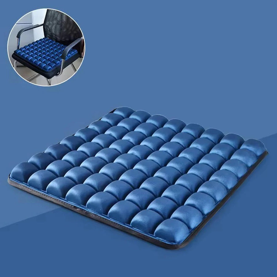 ErgoComfort Lightweight Travel Cushion Pad With Adjustable Firmness And Aircell Technology