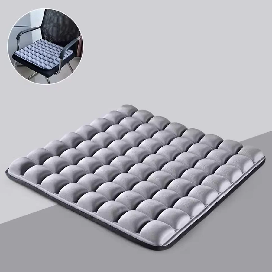 ErgoComfort Lightweight Travel Cushion Pad With Adjustable Firmness And Aircell Technology
