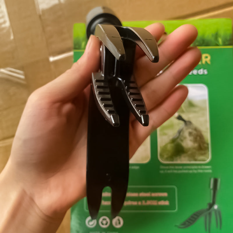 ErgoWeed Stainless Steel Weeder With Detachable Handle For Easy Weeding
