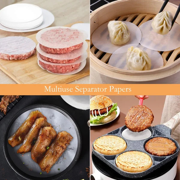 Manual Hamburger Patty Press With Nonstick Surface For Easy Burgers