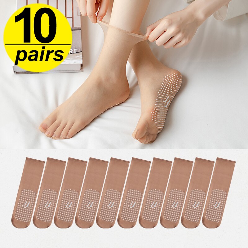 Essential Summer Socks Ultra Thin Silk For Breathable Comfort