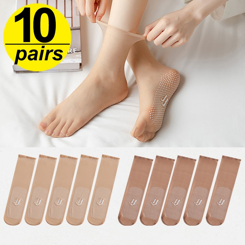 Essential Summer Socks Ultra Thin Silk For Breathable Comfort