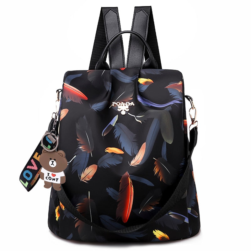 Essential Travel Backpack With Water-Resistant And Anti-Theft Design And Hidden Access