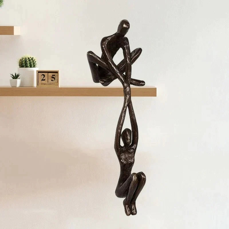 Eternal Love Decorative Sculpture Featuring Elegant Detailing For Inspiring Home Decor