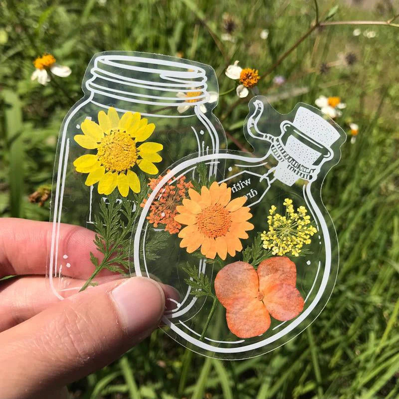 EverBloom Dried Flower Bookmark Set With Pressed Floral Design For Nature Lovers