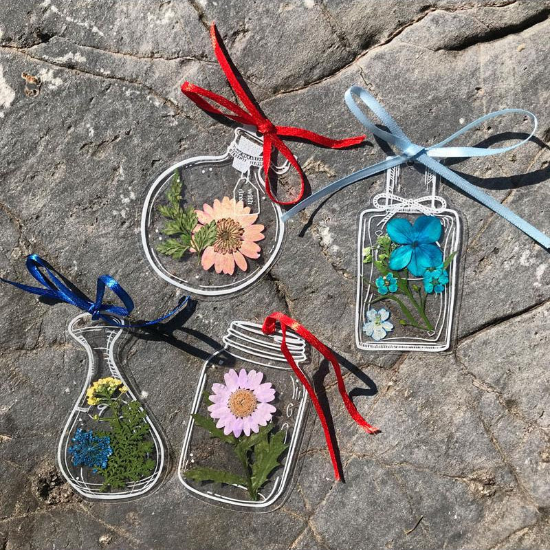 EverBloom Dried Flower Bookmark Set With Pressed Floral Design For Nature Lovers