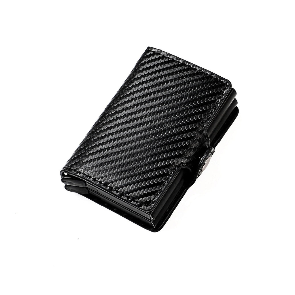 Everyday Essential Leather Wallet Card Holder With Pop Up RFID Blocking Slim And Secure