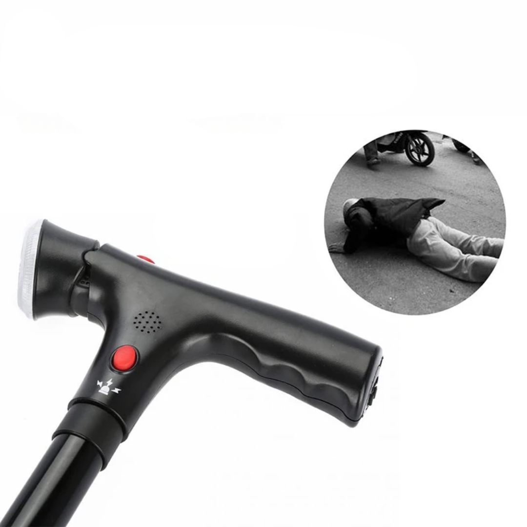 Everyday Mobility Lightweight Cane With Ergonomic Grip For Steady Movement