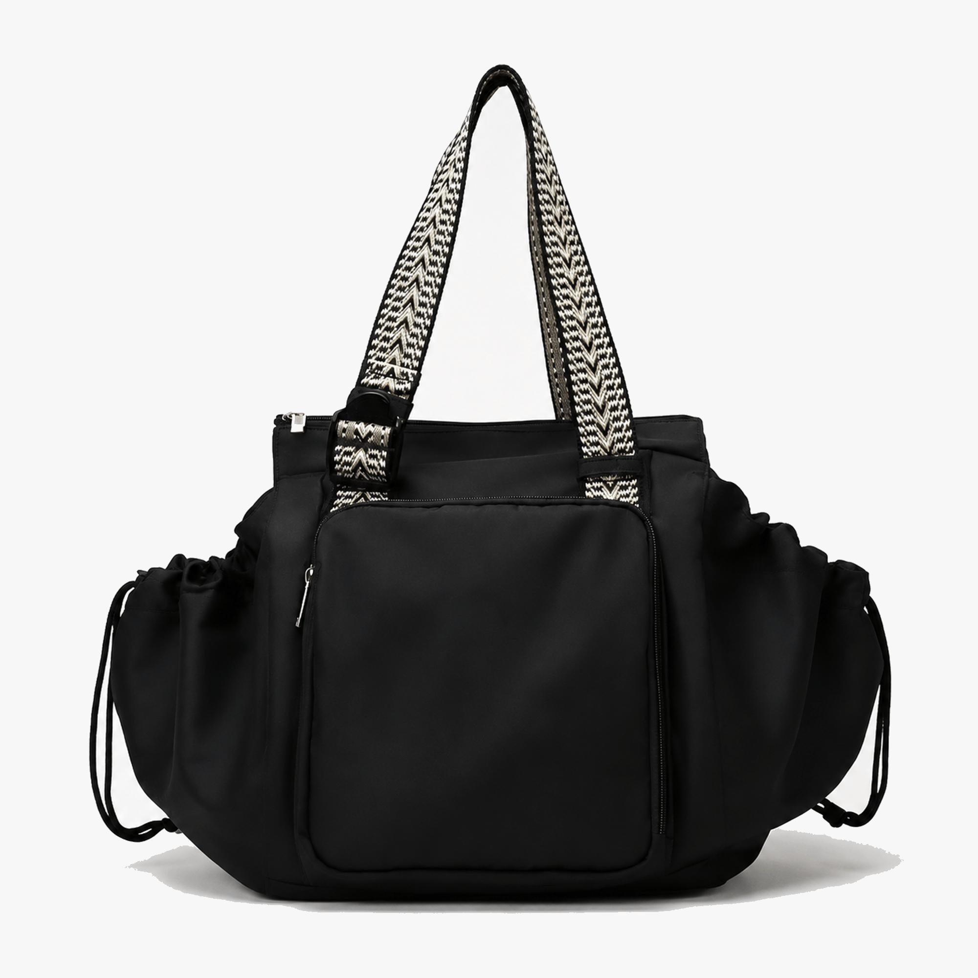 Lightweight Tote Bag With 15-Pocket Design And Convertible Straps For Easy Organization