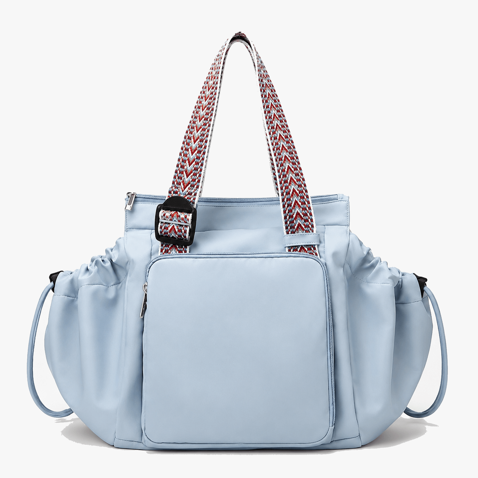 Lightweight Tote Bag With 15-Pocket Design And Convertible Straps For Easy Organization