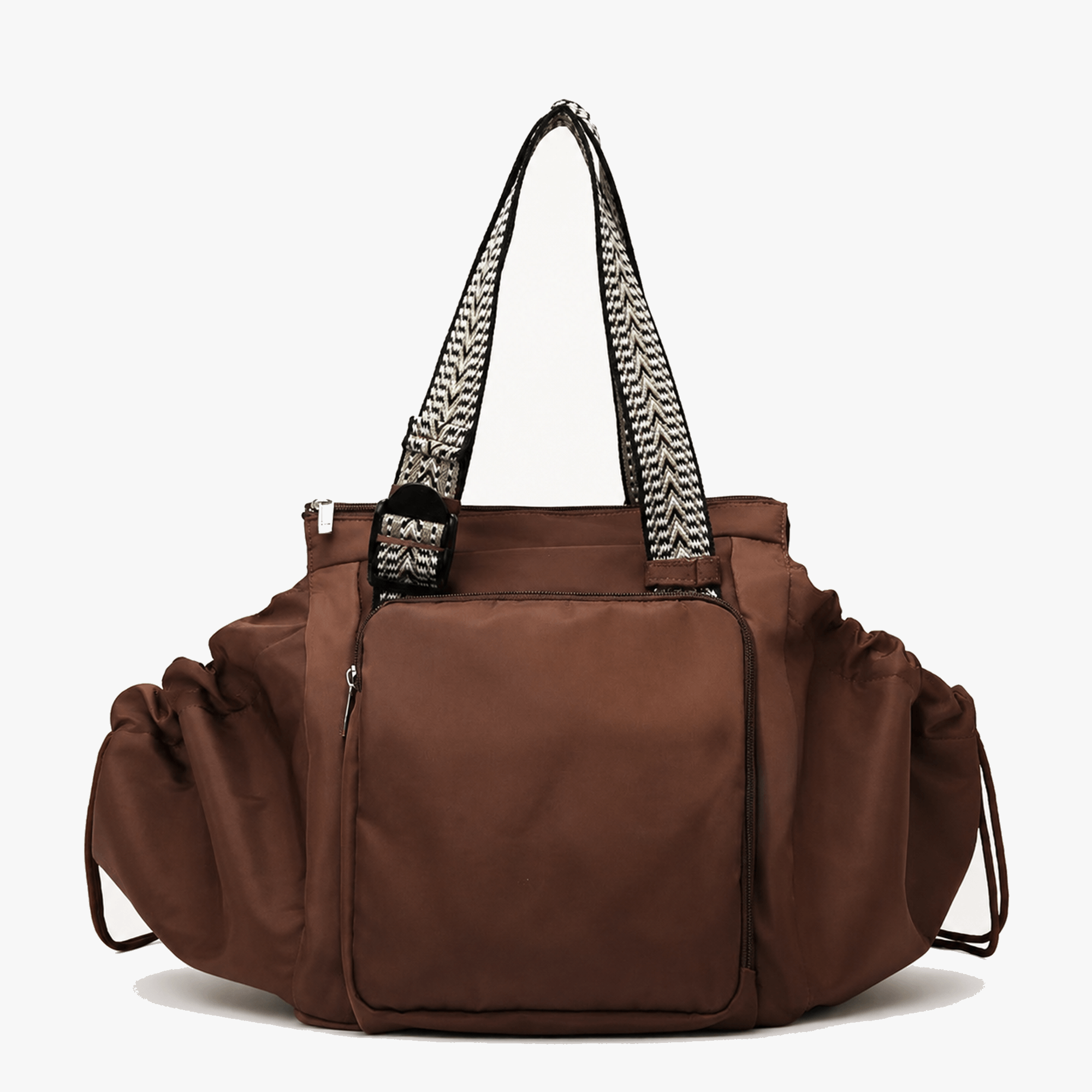 Lightweight Tote Bag With 15-Pocket Design And Convertible Straps For Easy Organization