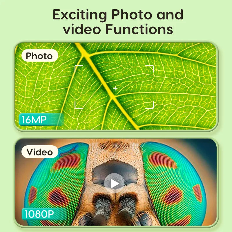 Portable 1000X Digital Microscope For Kids And Collectors