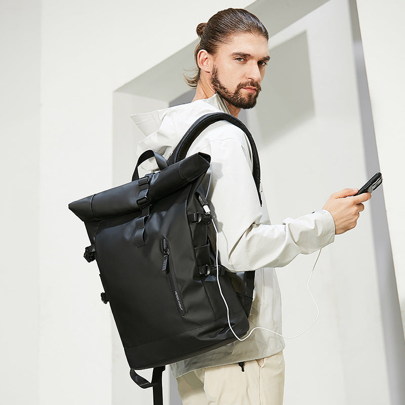 Explorer Series Travel Backpack In Oxford Cloth Waterproof For Adventure And Commutes