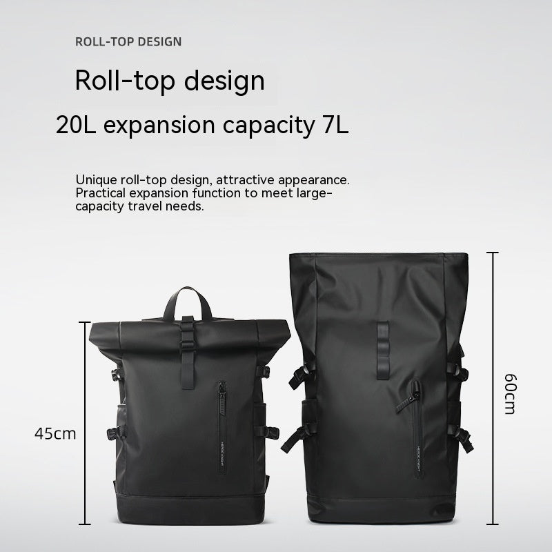 Explorer Series Travel Backpack In Oxford Cloth Waterproof For Adventure And Commutes