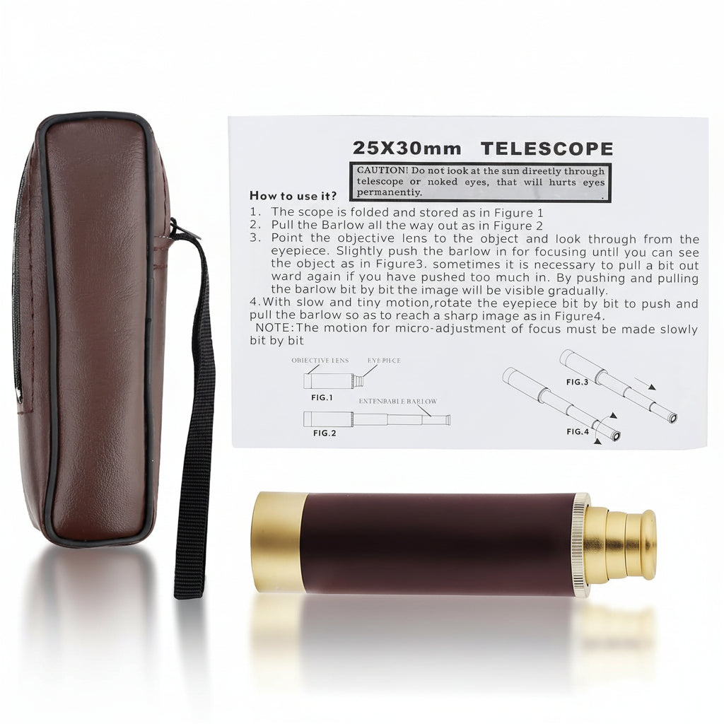 Explorer's Choice 25x Monocular Telescope For Outdoor Adventures