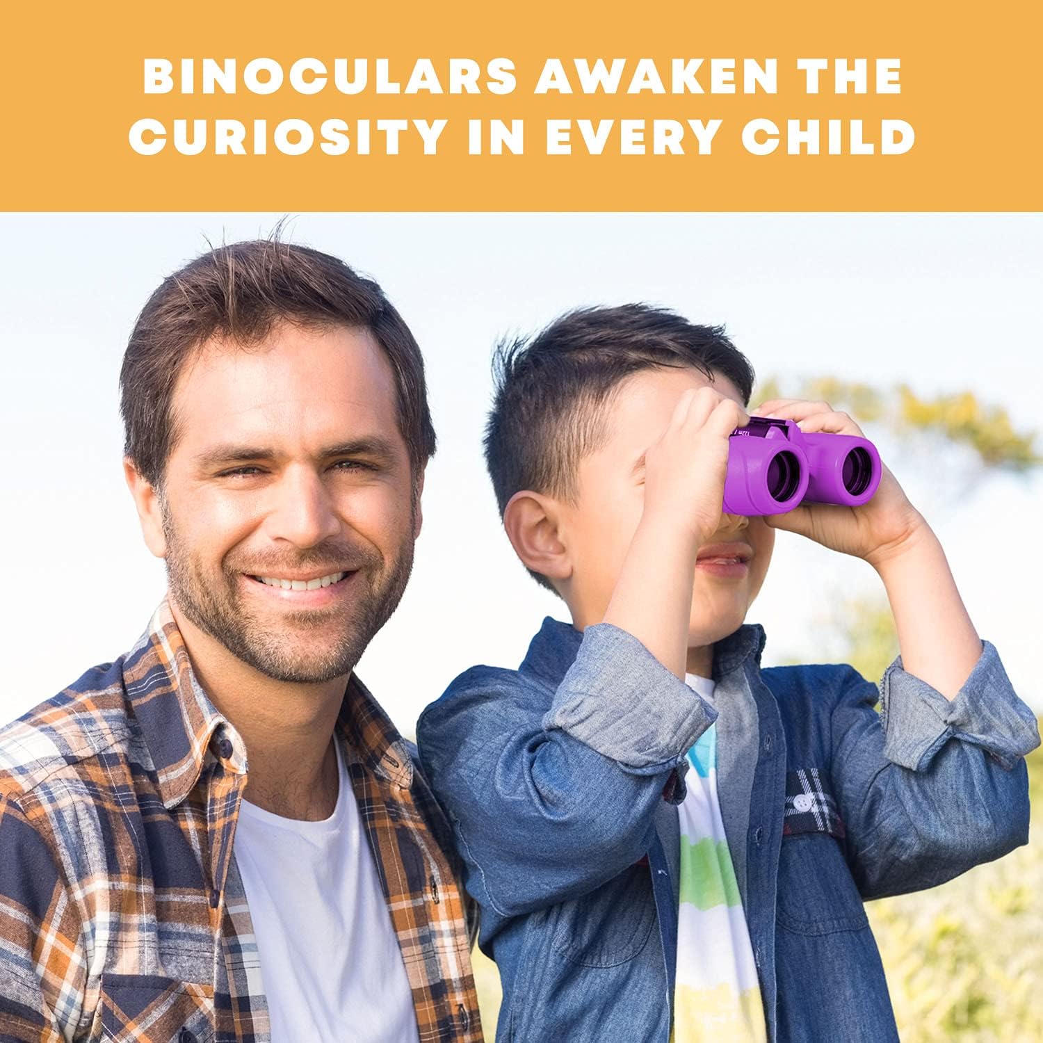 Explorer's Choice 8x21 Magnification Kids Binoculars For Outdoor Adventures