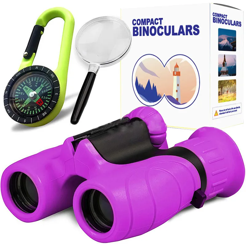 Explorer's Choice 8x21 Magnification Kids Binoculars For Outdoor Adventures
