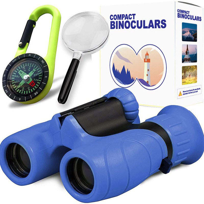 Explorer's Choice 8x21 Magnification Kids Binoculars For Outdoor Adventures