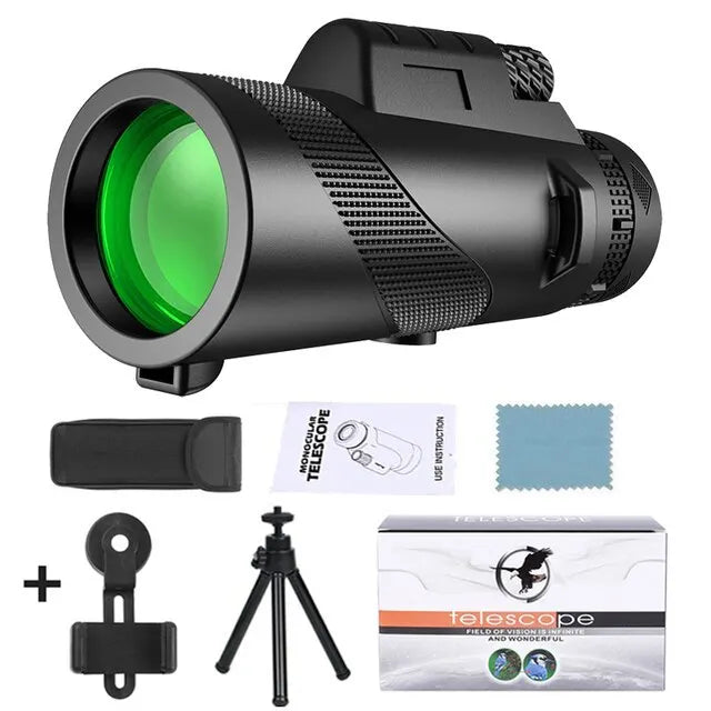 Explorer's Choice 80x Monocular For Birding And Outdoor Exploration