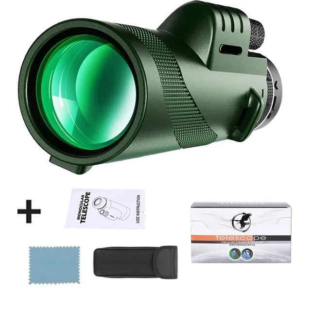Explorer's Choice 80x Monocular For Birding And Outdoor Exploration
